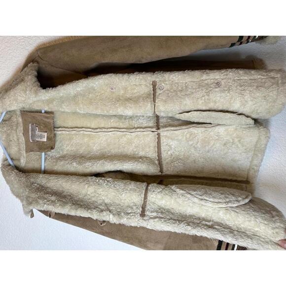 Vintage Y2K Women’s Med Coldwater Creek Faux Suede Jacket Similar to Friends - Picture 3 of 5